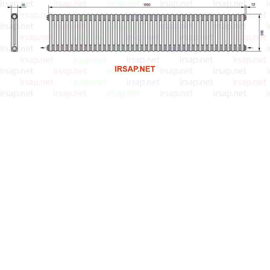 Радиатор IRSAP Tesi 20565/42 T08 CL 01